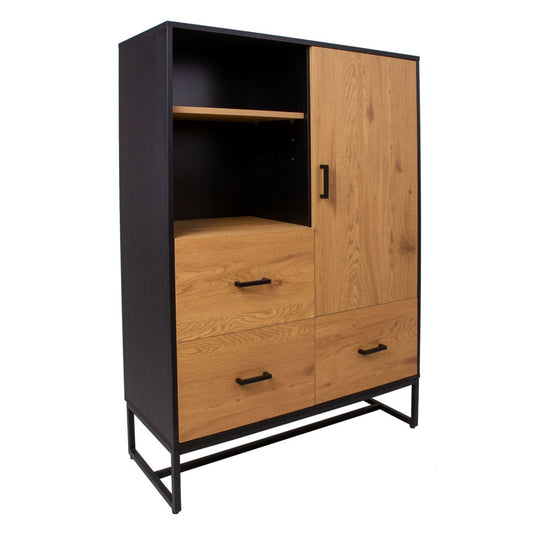 Shelf Amsterdam | size: Width: 100cm, Height: 140cm, Depth: 40cm | color: Oak | image: 1 | variant: 1011859
