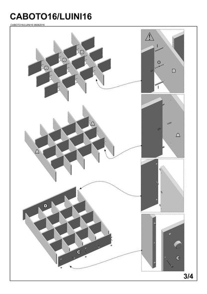 Shelf Caboto 1 | size: Width: 139cm, Height: 144cm, Depth: 33cm | color: White | image: 3 | variant: 1010884