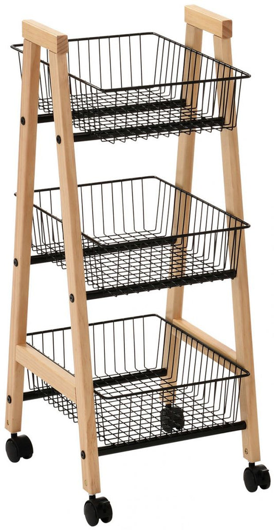 Shelf East Carmarthen | size: Width: 32cm, Height: 81cm, Depth: 37cm | color: Black/Oak | image: 1 | variant: 1005711