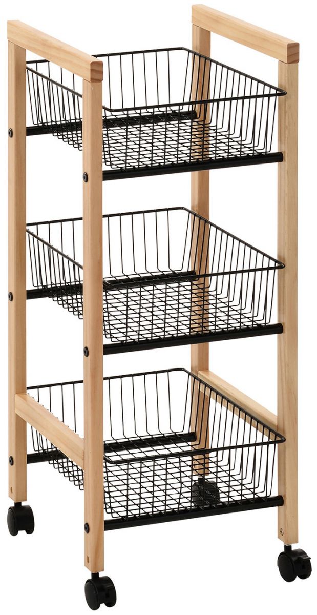 Shelf East Carmarthen | size: Width: 32cm, Height: 81cm, Depth: 37cm | color: Black/Oak | image: 1 | variant: 1005712