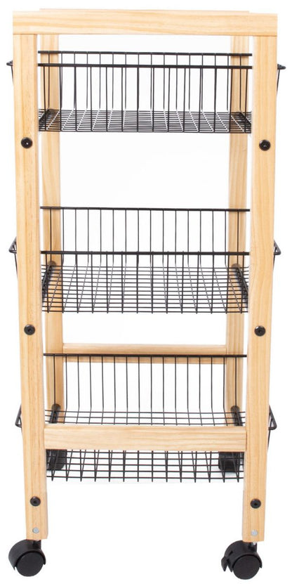 Shelf East Carmarthen | size: Width: 32cm, Height: 81cm, Depth: 37cm | color: Black/Oak | image: 2 | variant: 1005712