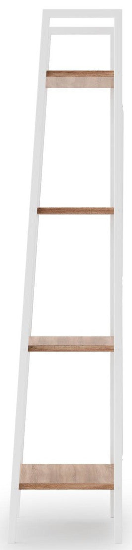 Shelf Kouvola | size: Width: 32cm, Height: 148cm, Depth: 34cm | color: White/Oak | image: 2 | variant: 1002083