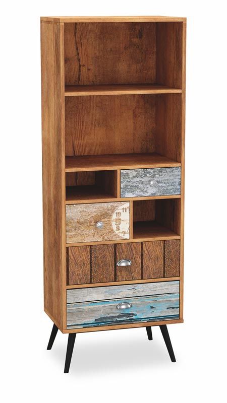 Shelf Mezo | size: Width: 60cm, Height: 180cm, Depth: 29cm | color: Multicolored | image: 1 | variant: 1010899