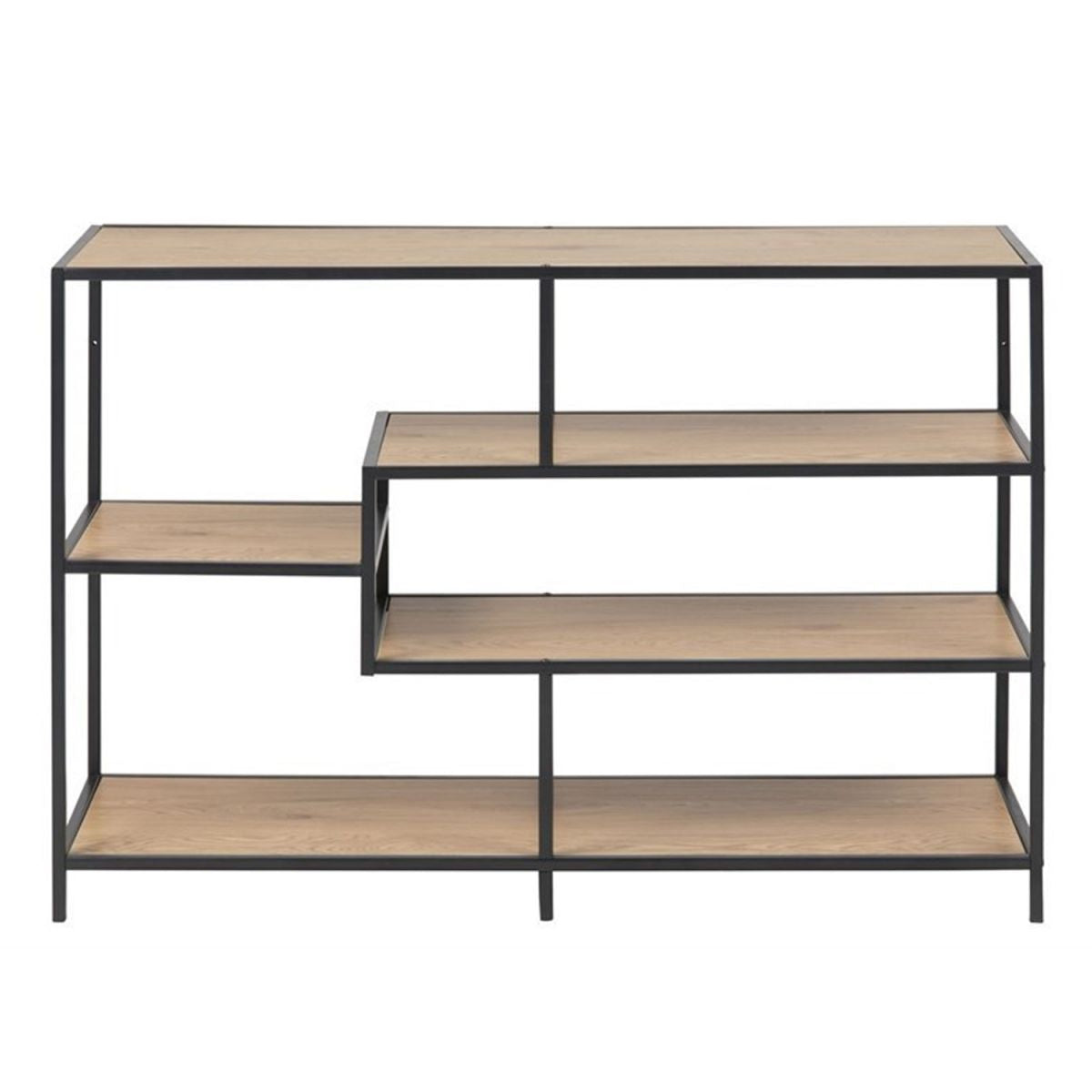 Shelf Seaford 1 | size: Width: 114cm, Height: 78cm, Depth: 35cm | color: Oak | image: 2 | variant: 1000405