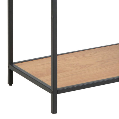 Shelf Seaford 3 | size: Width: 77cm, Height: 114cm, Depth: 35cm | color: Black | image: 4 | variant: 1010889