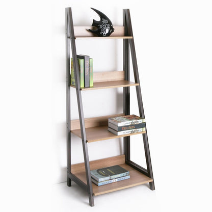 Shelf Step | size: Width: 52cm, Height: 146.5cm, Depth: 47.5cm | color: Brown | image: 2 | variant: 1011712