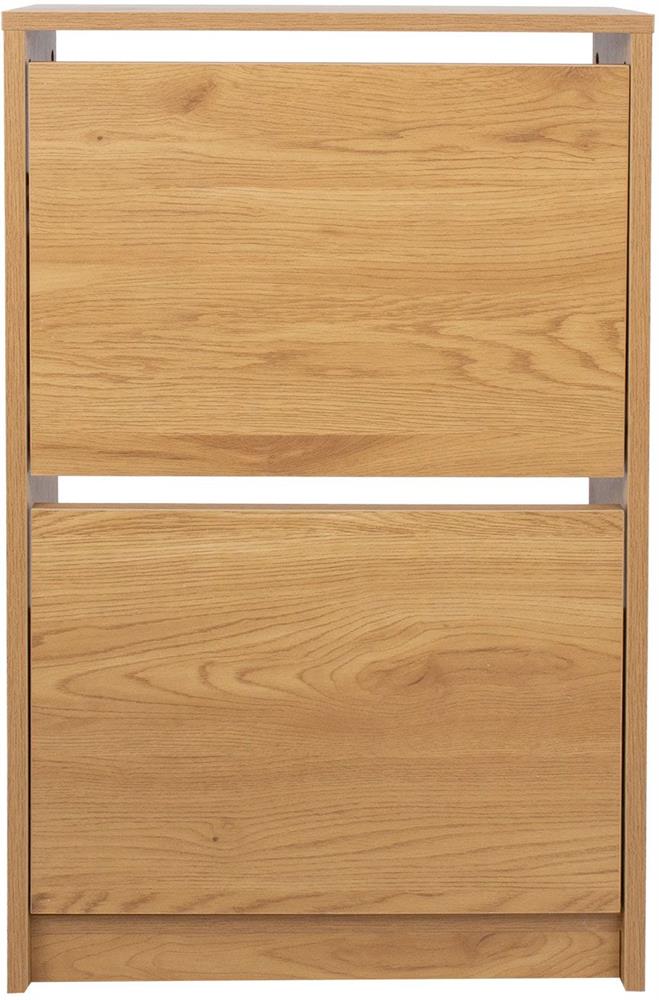 Shoe Cabinet East Rakvere | size: Length: 18cm, Width: 49cm, Height: 84cm | color: Oak | image: 3 | variant: 1005956