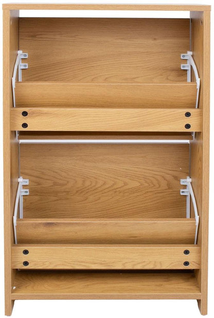 Shoe Cabinet East Rakvere | size: Length: 18cm, Width: 49cm, Height: 84cm | color: Oak | image: 5 | variant: 1005956