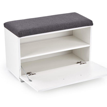 Shoe Rack Copenhagen | size: Width: 70cm, Height: 70cm, Depth: 32cm | color: White | image: 2 | variant: 1001971