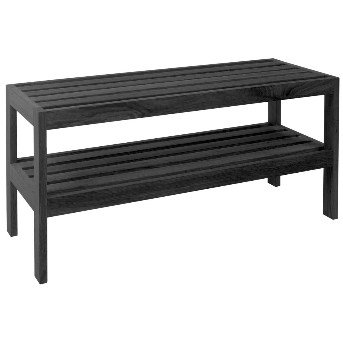 Shoe Rack Llandudno | size: Width: 82cm, Height: 40cm, Depth: 32cm | color: Black | image: 1 | variant: 1000154
