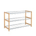 Shoe Rack Newport | size: Width: 80cm, Height: 50cm, Depth: 31cm | color: Metal | image: 1 | variant: 1000151