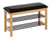 Shoe Rack ST11 | size: Width: 81cm, Height: 48cm, Depth: 31cm | color: Black | image: 1 | variant: 1000575