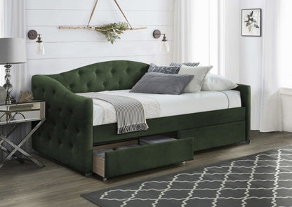 Single Bed Aloha | size: Length: 221cm, Width: 98cm, Height: 93cm | color: Green | image: 1 | variant: 1010209
