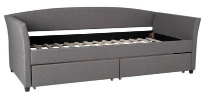 Single Bed Genesis | size: Length: 220cm, Width: 98cm, Height: 78cm | color: Gray | image: 2 | variant: 1010926