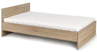 Single Bed Lima 1 | size: Length: 205cm, Width: 95cm, Height: 70cm | color: Oak | image: 1 | variant: 1010192