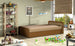 Single Bed Parys | size: Length: 195cm, Width: 90cm, Height: 55cm | color: Beige | image: 1 | variant: 1010458