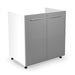 Sink Cabinet Linkoping | size: Width: 82cm, Height: 52cm, Depth: 80cm | color: White/Grey | image: 1 | variant: 1001868