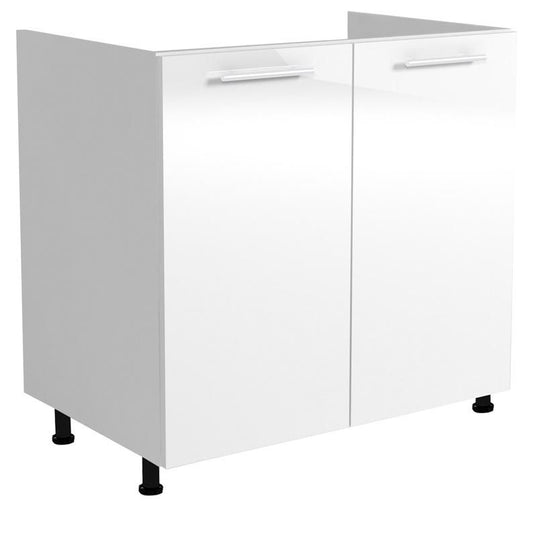 Sink Cabinet Vento 2 | size: Width: 82cm, Height: 52cm, Depth: 80cm | color: White | image: 1 | variant: 1000110