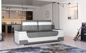 Sleeper Sofa Area 2 | size: Width: 92cm, Height: 73cm, Depth: 200cm | color: Sawana/Soft | image: 1 | variant: 1017146