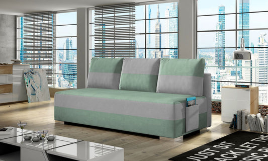 Sleeper Sofa Atila 12 | size: Width: 50cm, Height: 83cm, Depth: 200cm | color: Soro | image: 1 | variant: 1017186
