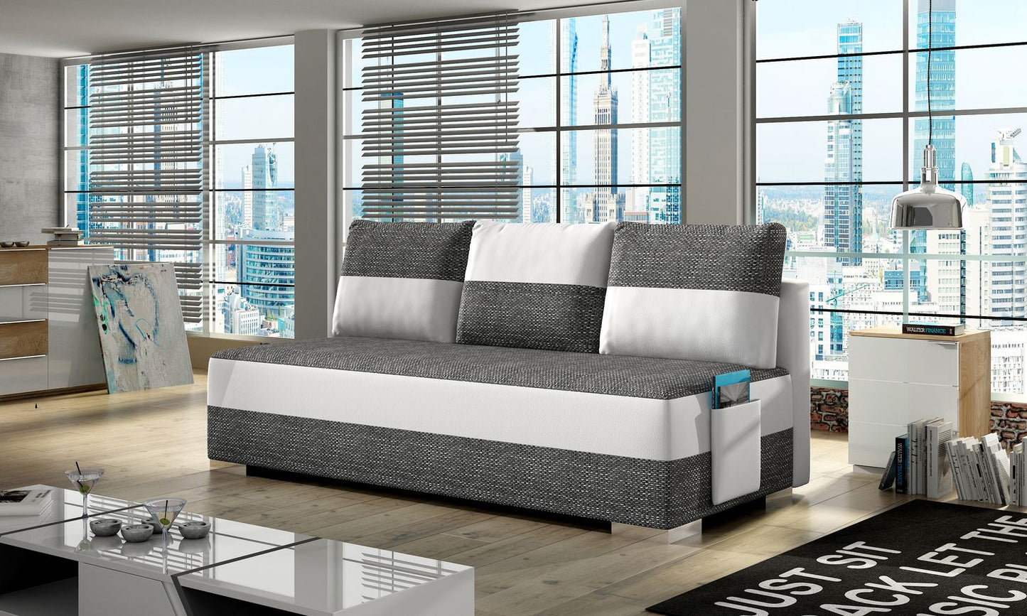 Sleeper Sofa Atila 5 | size: Width: 50cm, Height: 83cm, Depth: 200cm | color: Berlin/Soft | image: 1 | variant: 1017179