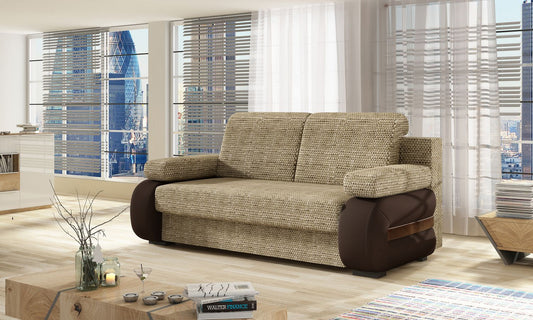 Sleeper Sofa Bargoed 10 | size: Width: 56cm, Height: 84cm, Depth: 202cm | color: Berlin/Soft | image: 1 | variant: 1017900