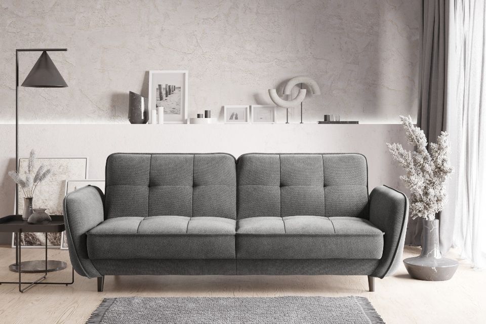 Sleeper Sofa Bellis 5 | size: Width: 220cm, Height: 83cm, Depth: 90cm | color: Gray | image: 0 | variant: 1012688