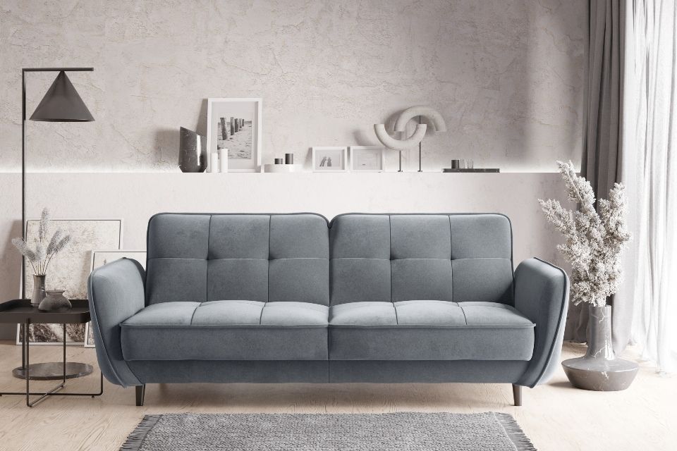 Sleeper Sofa Bellis 7 | size: Width: 220cm, Height: 83cm, Depth: 90cm | color: Gray | image: 0 | variant: 1012690
