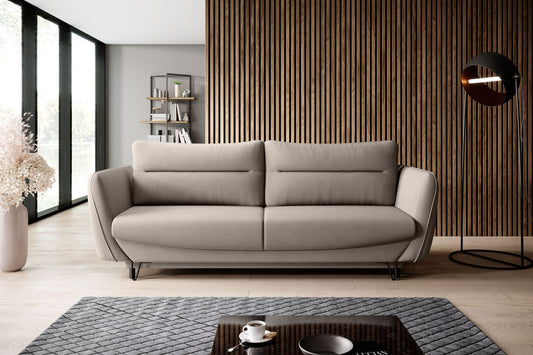 Sleeper Sofa Charlotte 13 | size: Width: 95cm, Height: 90cm, Depth: 236cm | color: Poco | image: 1 | variant: 1018078