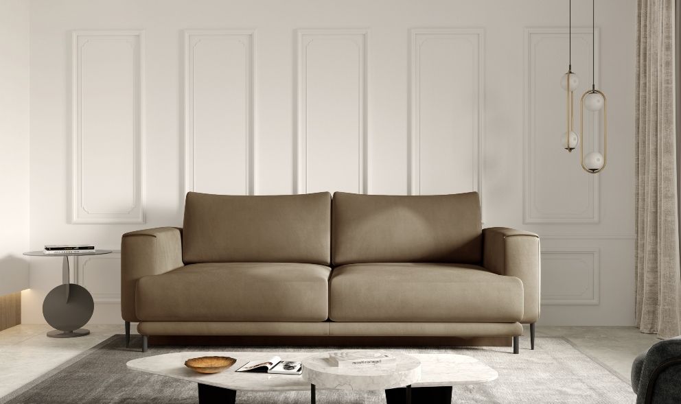 Sleeper Sofa Dalia 7 | size: Width: 260cm, Height: 90cm, Depth: 95cm | color: Brown | image: 0 | variant: 1012704