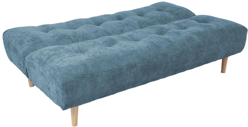 Sleeper Sofa East Burgos | size: Width: 186cm, Height: 87cm, Depth: 101cm | color: Blue | image: 2 | variant: 1006271