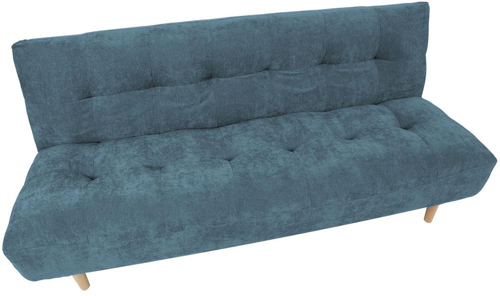 Sleeper Sofa East Burgos | size: Width: 186cm, Height: 87cm, Depth: 101cm | color: Blue | image: 4 | variant: 1006271