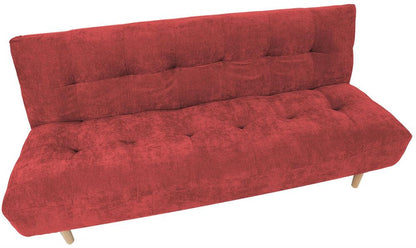 Sleeper Sofa East Burgos | size: Width: 186cm, Height: 87cm, Depth: 101cm | color: Red | image: 4 | variant: 1006270