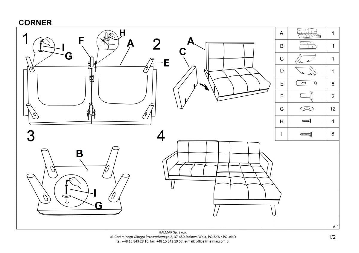 Sleeper Sofa East Cape Town | size: Width: 200cm, Height: 83cm, Depth: 86cm | color: Gray | image: 1 | variant: 1006712