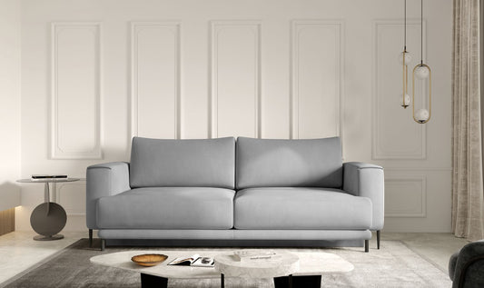 Sleeper Sofa East Grantham 10 | size: Width: 90cm, Height: 90cm, Depth: 260cm | color: Nube | image: 1 | variant: 1017827