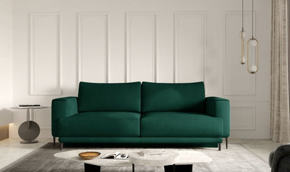 Sleeper Sofa East Grantham 9 | size: Width: 260cm, Height: 90cm, Depth: 95cm | color: Green | image: 0 | variant: 1013890