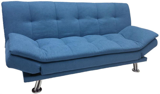 Sleeper Sofa East Hatfield | size: Width: 189cm, Height: 91cm, Depth: 88cm | color: Blue | image: 1 | variant: 1006267