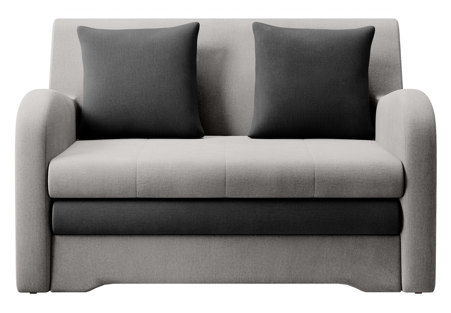 Sleeper Sofa East Louth 1 | size: Width: 130cm, Height: 85cm, Depth: 103cm | color: Nube | image: 0 | variant: 1017754