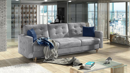 Sleeper Sofa East Sondrio 12 | size: Width: 235cm, Height: 86cm, Depth: 95cm | color: Gray | image: 0 | variant: 1013969