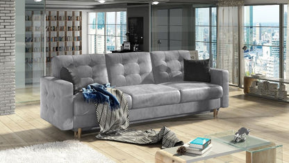 Sleeper Sofa East Sondrio 13 | size: Width: 235cm, Height: 86cm, Depth: 95cm | color: Gray | image: 0 | variant: 1013970