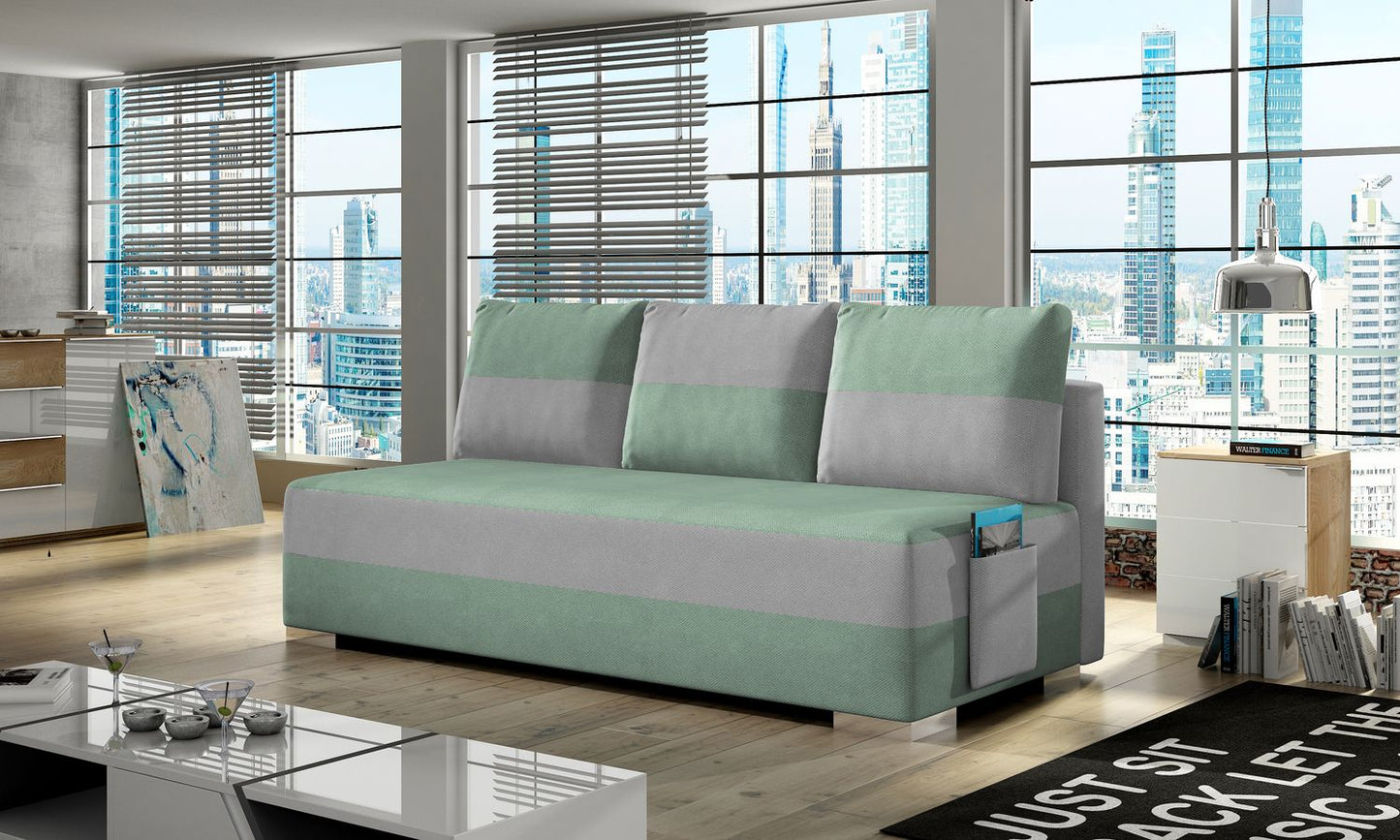 Sleeper Sofa East Xiamen 12 | size: Width: 50cm, Height: 83cm, Depth: 200cm | color: Soro | image: 1 | variant: 1017777
