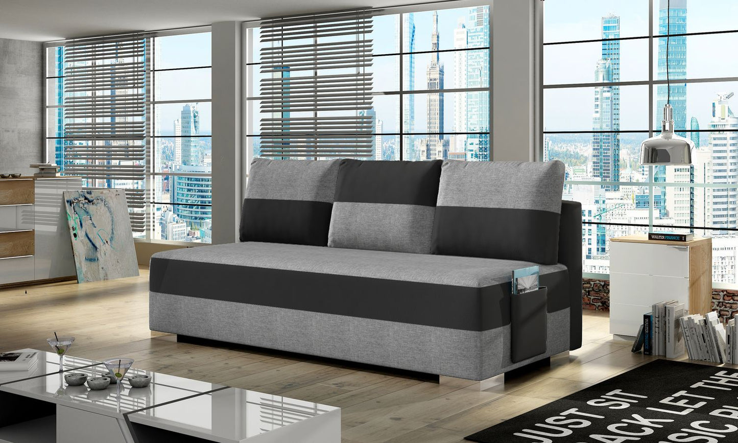 Sleeper Sofa East Xiamen 9 | size: Width: 50cm, Height: 83cm, Depth: 200cm | color: Sawana/Soft | image: 1 | variant: 1017774