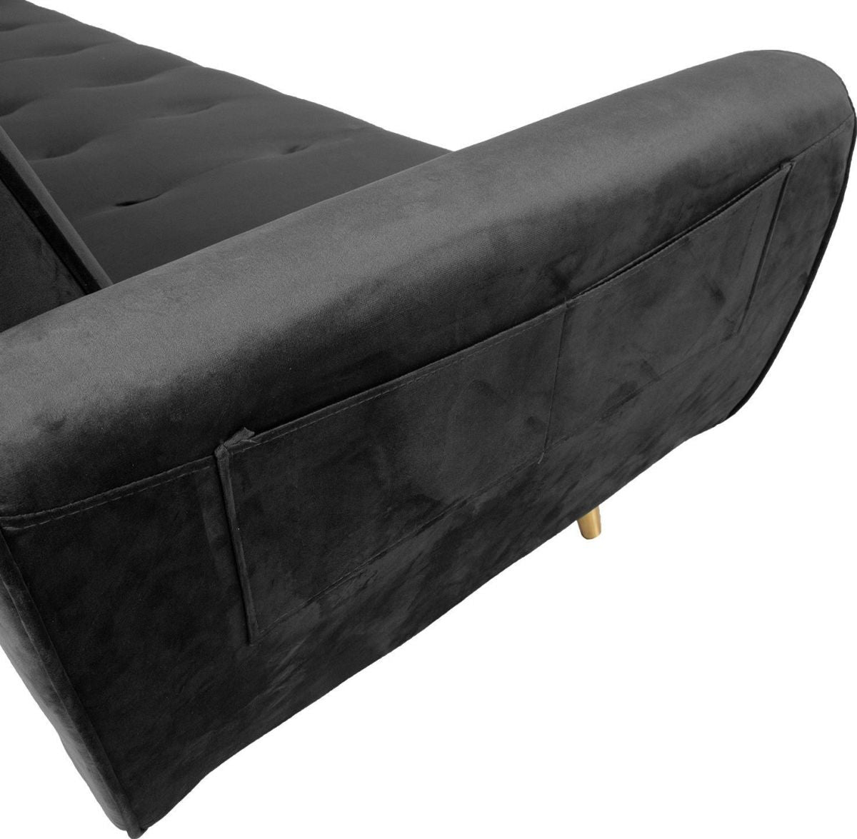 Sleeper Sofa Falun 1 | size: Width: 83cm, Height: 82cm, Depth: 214cm | color: Gray | image: 4 | variant: 1012843