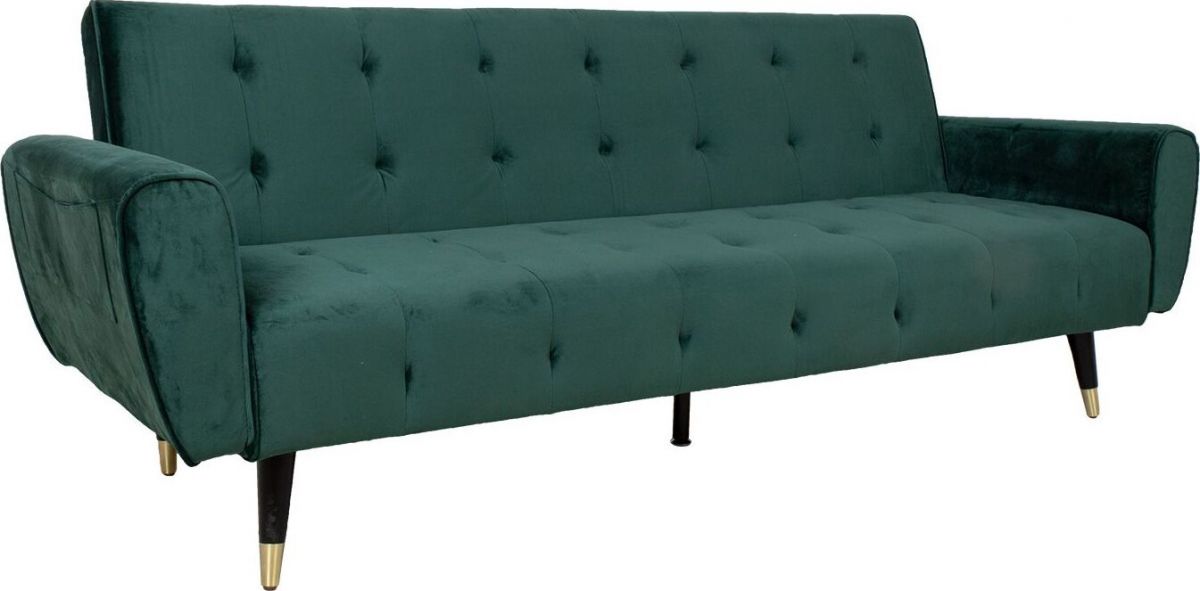 Sleeper Sofa Falun | size: Width: 83cm, Height: 82cm, Depth: 214cm | color: Green | image: 1 | variant: 1012842
