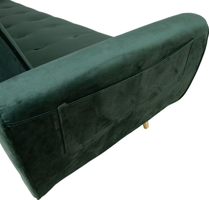 Sleeper Sofa Falun | size: Width: 83cm, Height: 82cm, Depth: 214cm | color: Green | image: 4 | variant: 1012842