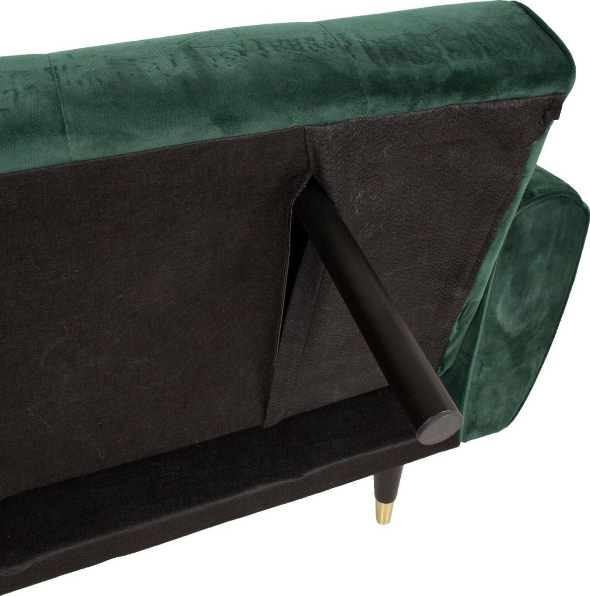 Sleeper Sofa Falun | size: Width: 83cm, Height: 82cm, Depth: 214cm | color: Green | image: 9 | variant: 1012842