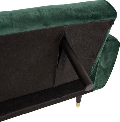 Sleeper Sofa Falun | size: Width: 83cm, Height: 82cm, Depth: 214cm | color: Green | image: 9 | variant: 1012842