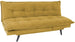 Sleeper Sofa Grantham | size: Width: 193cm, Height: 89cm, Depth: 92cm | color: Yellow | image: 1 | variant: 1000297