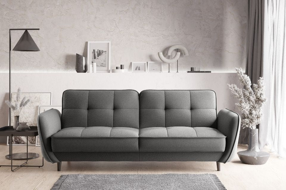 Sleeper Sofa Hinckley 8 | size: Width: 220cm, Height: 83cm, Depth: 90cm | color: Gray | image: 0 | variant: 1013875