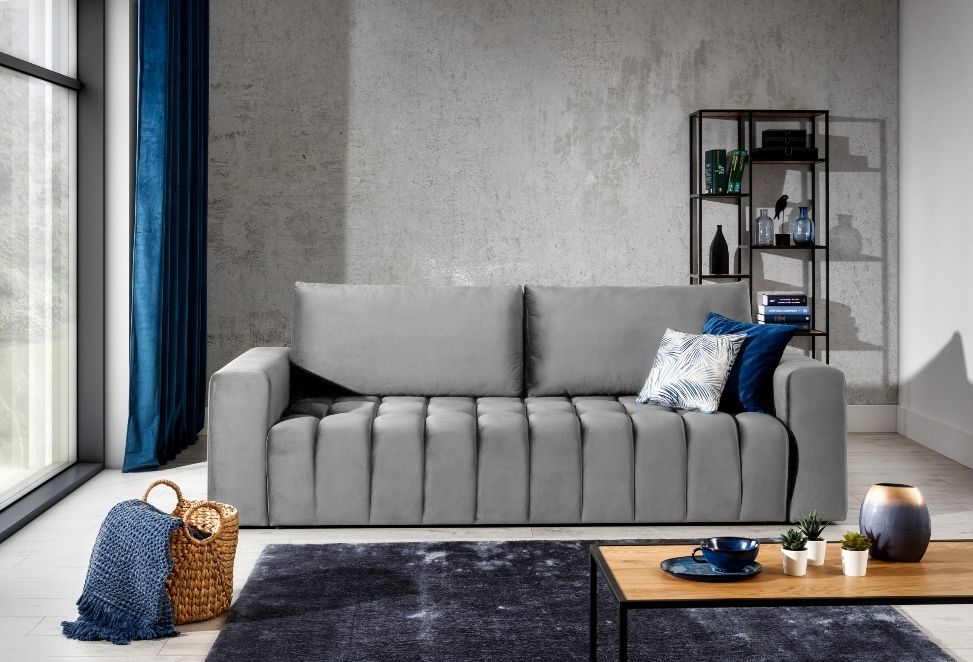 Sleeper Sofa Lazaro 5 | size: Width: 245cm, Height: 85cm, Depth: 97cm | color: Gray | image: 0 | variant: 1012728